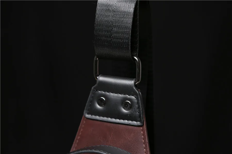 Высокое качество Мужская модная сумка через плечо на одно плечо диагональная посылка-мессенджер винтажная сумка на грудь Ретро Слинг Сумка