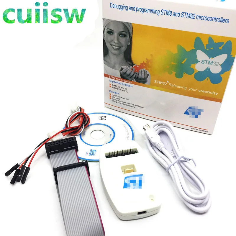 Новинка эмулятор подключения STLINK STM8 STM32 1 шт.|st-link v2| |