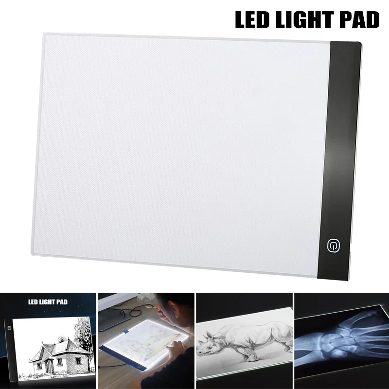 

High Portable Digital Drawing Tablet LED Light Box Tracing Copy Board for Painting Writing Graphic UEJ