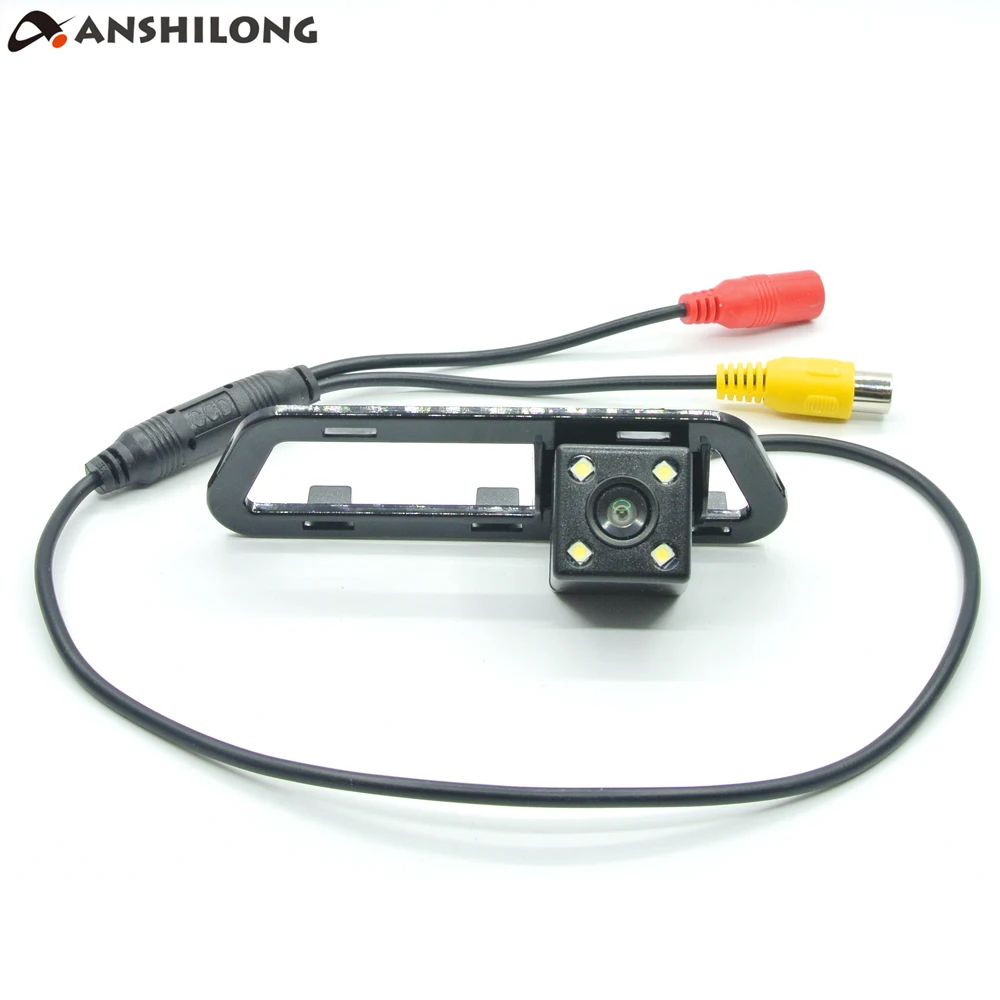 

ANSHILONG Car Rear View Reverse Camera with 4pcs LED for Nissan Tiida 2011-2014
