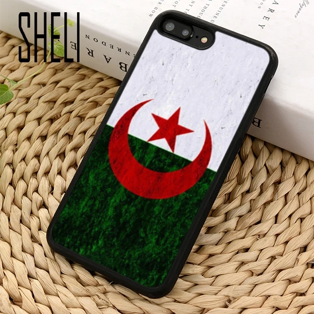 Шели флаг Алжира чехол для телефона iPhone 5 6 6s 7 8 plus 11 pro X XR XS max Samsung S6 S7 edge S8 S9 S10 |
