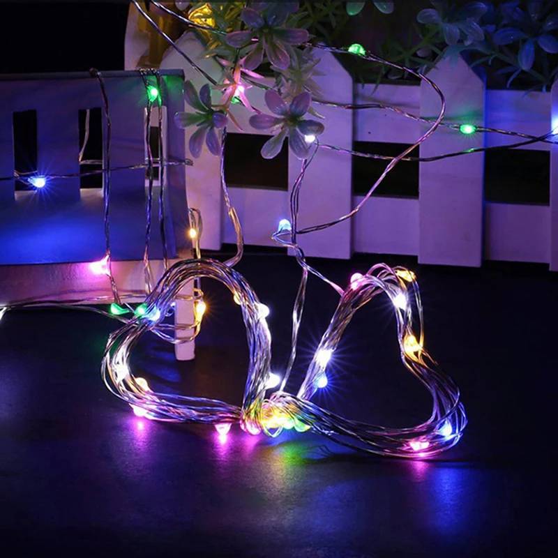 Светодиодный светильник 10 м водонепроницаемый Солнечный 100/200 светодиодный праздничное освещение гирлянда Рождественский светильник s вечерние наружные украшения теплый белый