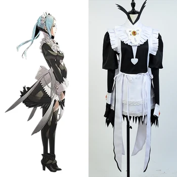 

Fire Emblem Fates Flora Maid Dress Copslay Costume Girls Female Beautiful Dress For Halloween Christmas