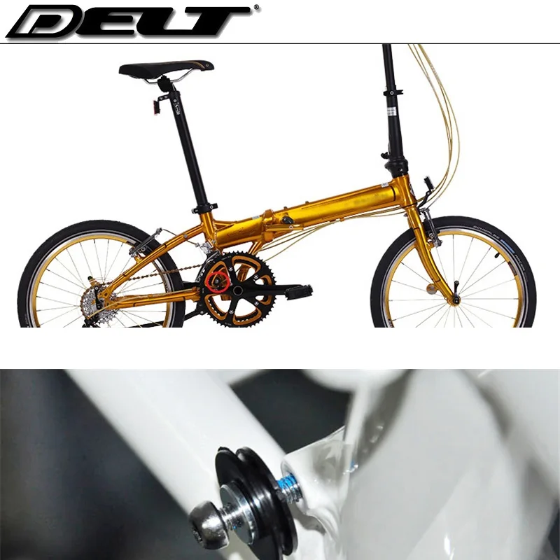 Складной велосипед велосипедный ротор передний переключатель переключения кабеля направляющий провод шкив колеса 1 комплект