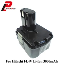 14,4 V 3.0Ah литий-ионная аккумуляторная батарея для Hitachi CJ14DL DH14DL EBL1430 BCL1430 BCL1415
