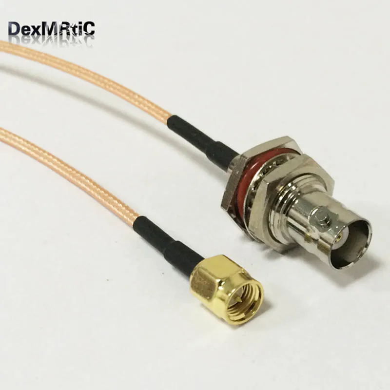 SMA Male Switch BNC Female перегородка Pigtail Cable RG316 15 см 6 дюймов по оптовой цене быстрая