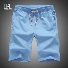 Летние мужские шорты Карго пляжные шорты мужские s бермуды Masculina повседневные хлопковые однотонные шорты плюс размер M-5XL бермуды Masculino