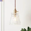 IWHD Nordic Kupfer Glas Anhänger Leuchten Schlafzimmer Wohnzimmer Loft Anhänger Lichter Hängen Lampe Leuchte Beleuchtung|Pendelleuchten| -