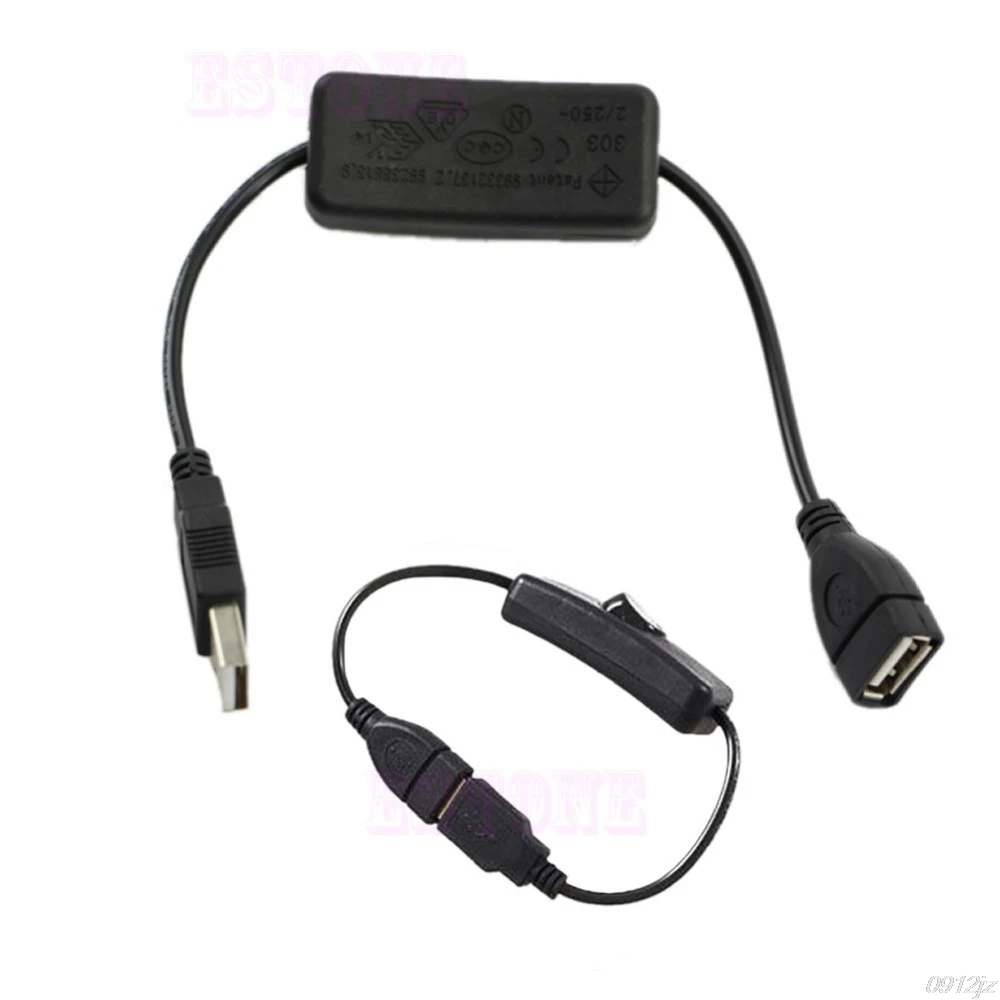

New USB Cable With ON/OFF Switch Toggle Power Control For Raspberry Pi C90A New Drop ship