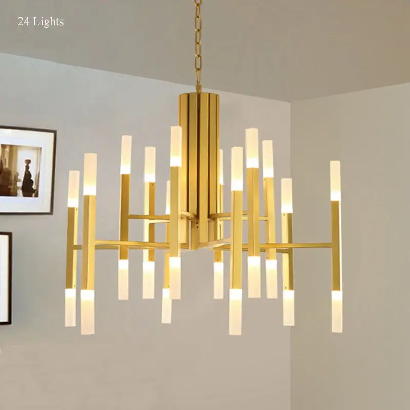 

Modern Chandelier Lamp, Ceiling Pendant Branch Lights Lamp Lighting Fixture Large for Home Living Room Hall Foyer Decoration