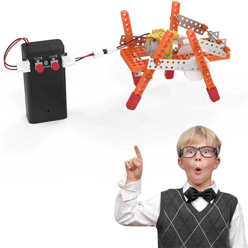 

STEM Kids Toy School Science Toy DIY Quadruped Robot Children Educational Science Toys Kit Learning Education Toys for Children