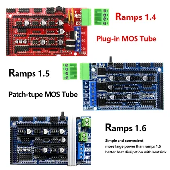 

Ramps 1.6 Expansion Control Panel with Heatsink and Ramps 1.4 1.5 for Arduino 3D Printer Board