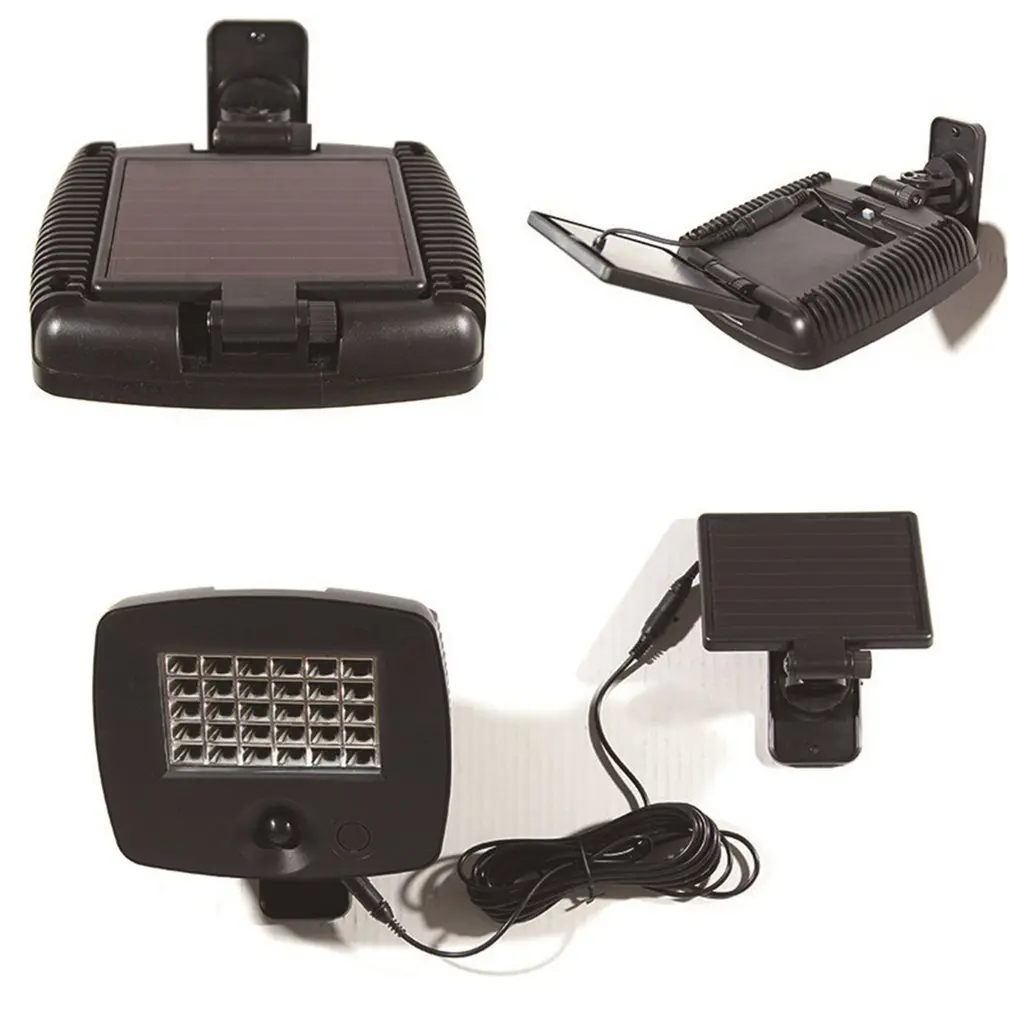 

Solar Powered Wall Light Waterproof Landscape Decor Lamp 30LED Humam Induction PIR Infrared 2W 2.4V 200LM Brightness Sale