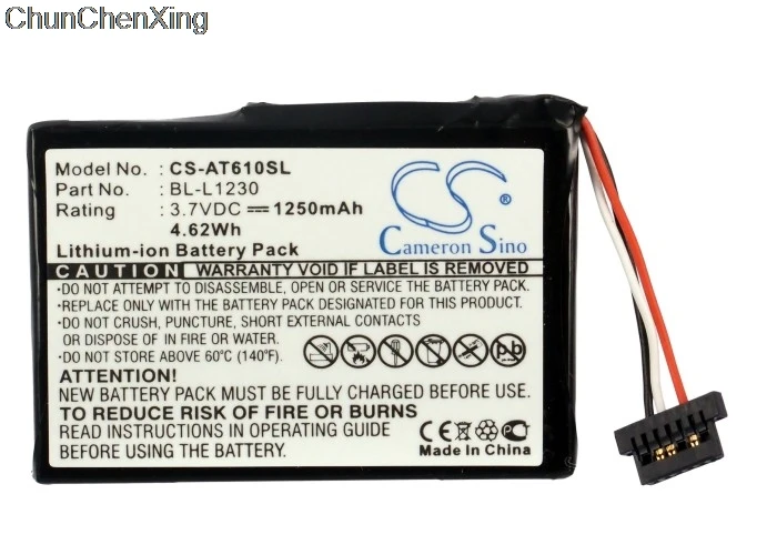 Аккумулятор Cameron Sino на 1250 мАч для Airis T610 T620 T920 T920A T920E T920EF|Цифровые аккумуляторы| |