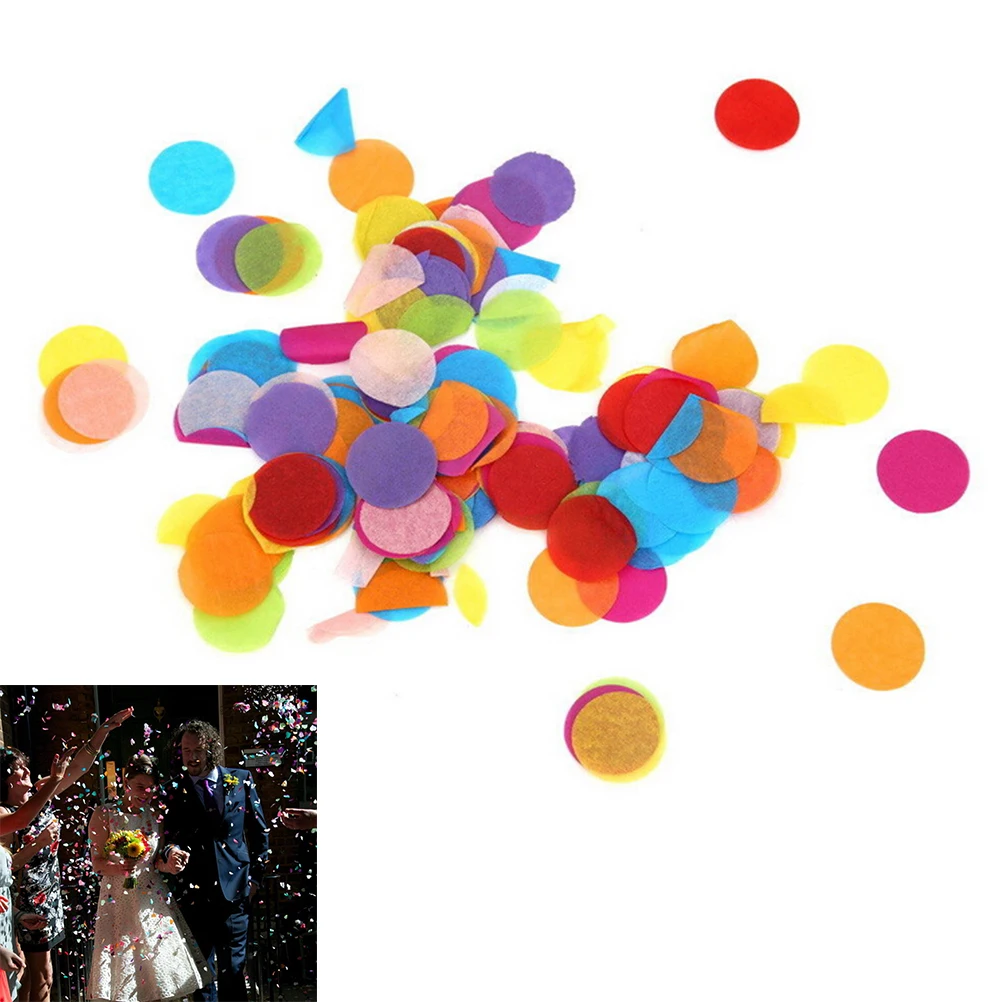 

900pcs/1bag Circle Shape Wedding Sprinkles Tissue Paper Confetti Boda Birthday Party Table Decoration Pinata Fillers Wholesale