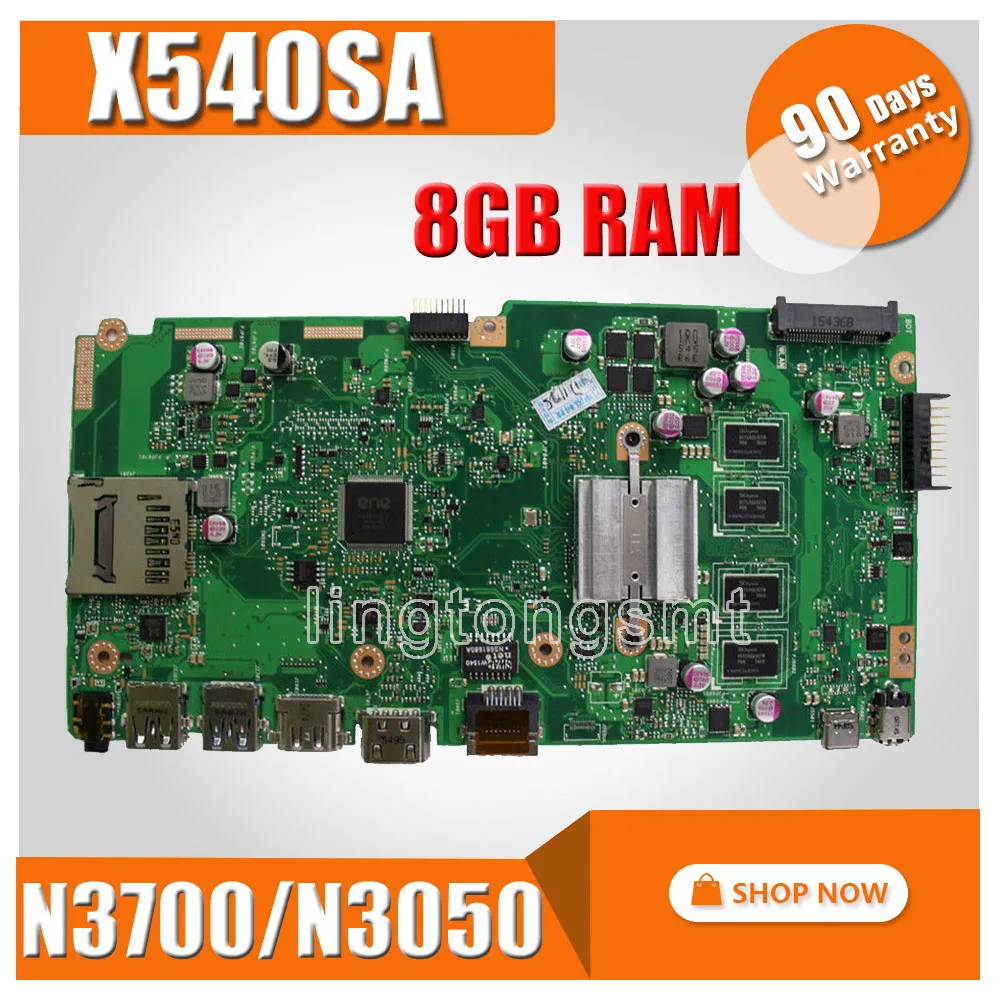 

X540SA Motherboard N3700/N3050 8GB RAM For ASUS X540SA X540S X540 F540S Laptop motherboard X540SA Mainboard X540SA Motherboard
