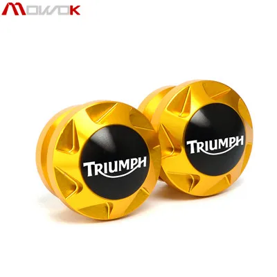 Для Triumph Daytona 675 2006-2008 Street Triple/R 2007-2012 Andere Modellen 8 m/6 m achterbrog Spoelen Slider Staat Schroeven - Цвет: Gold 8M