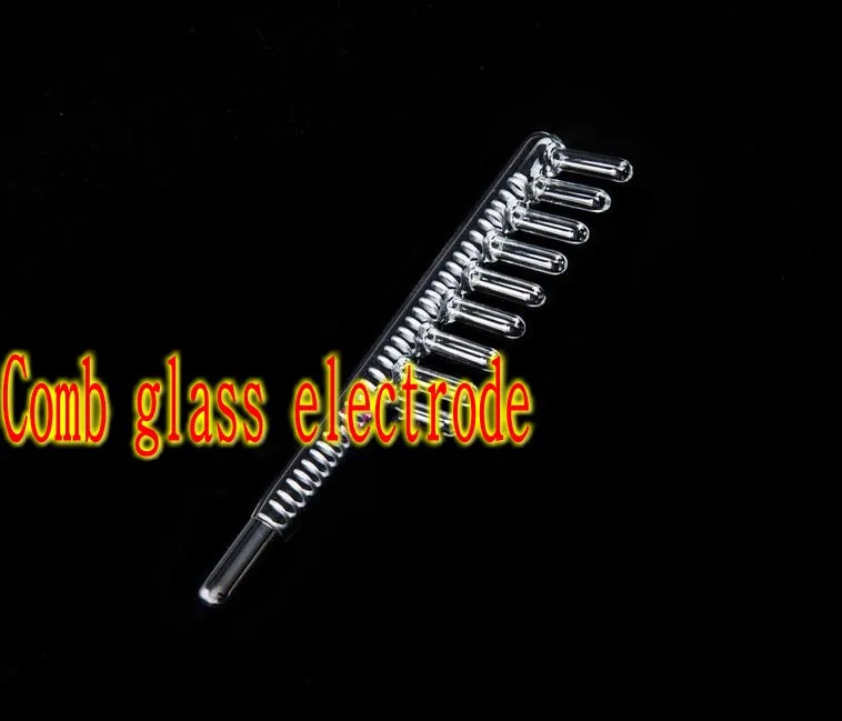 Portable High Frequency Replacement Electrode Glass Tube for Comb shape