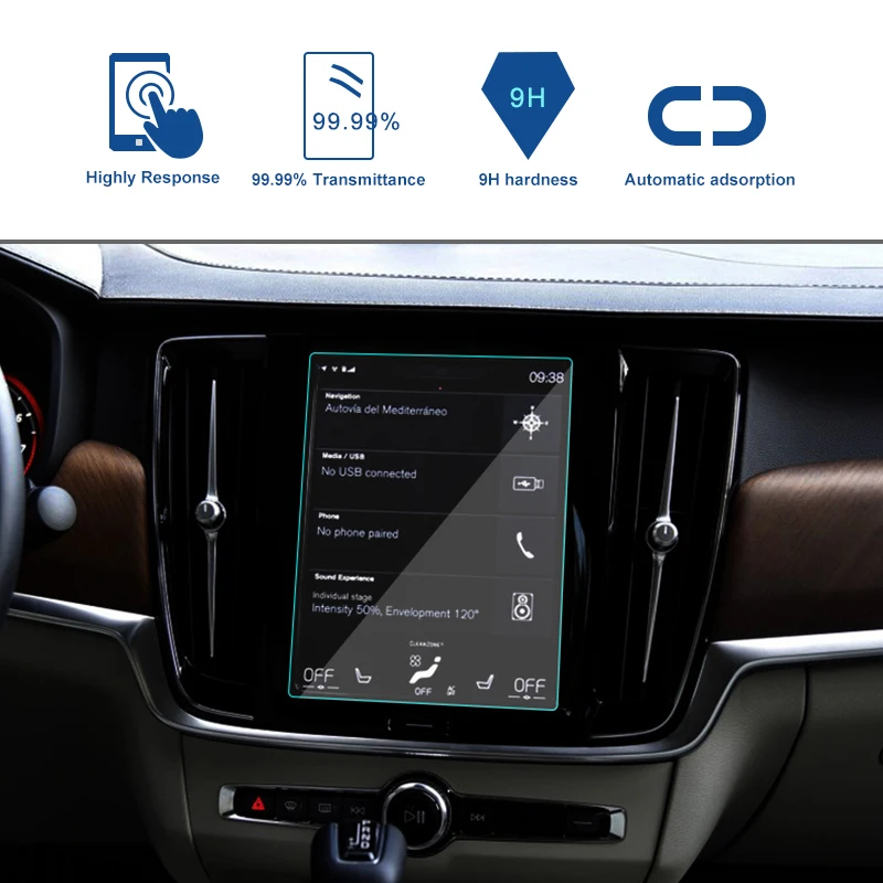 For Volvo V90 XC90 S90 XC60 2018 2019 Car GPS Navigation Screen