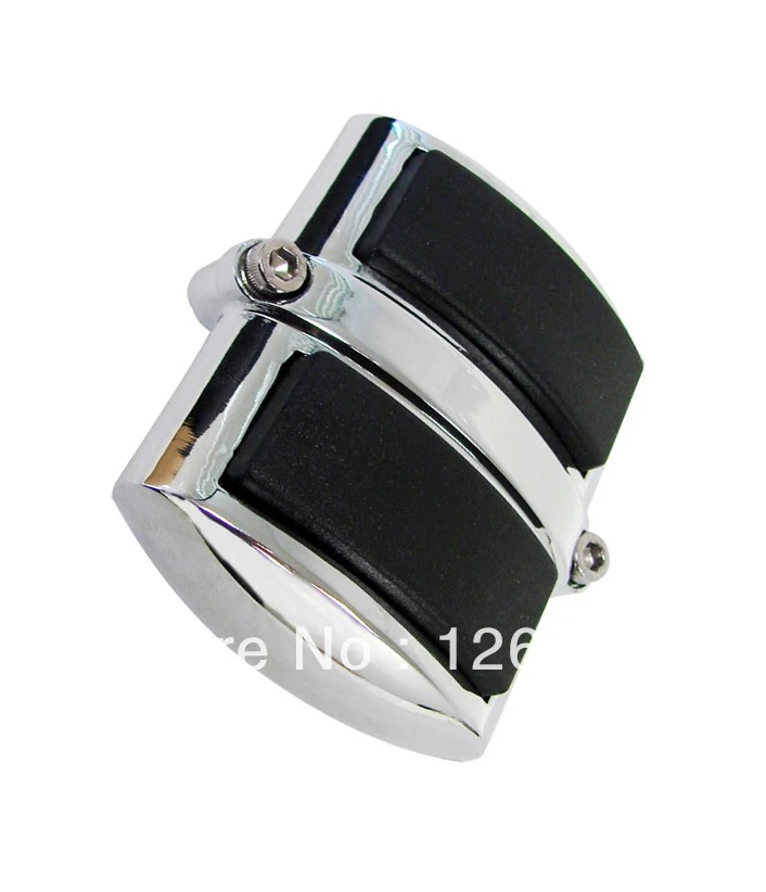

CHROME BRAKE HEEL SHIFT PEDAL PAD COVER For Harley Sportster 883 1200 XL Dyna Wide Glide V-Rod VRSCA VRSCB