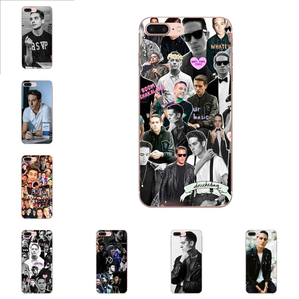G Eazy Tumblr коллаж для HTC 530 626 628 630 816 820 One A9 M7 M8 M9 M10 E9 U11 Moto G2 G3 G4 G5 G6 G7 мягкий телефон |