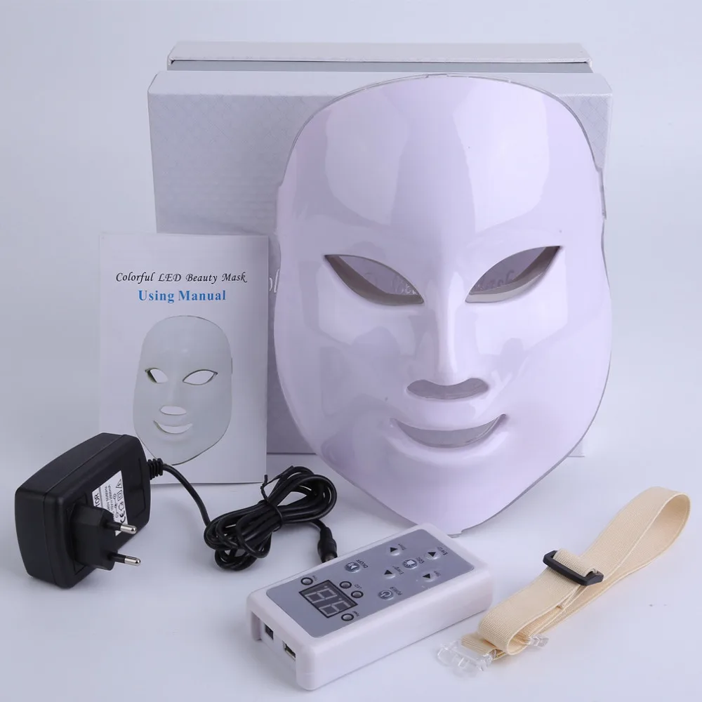 

Korean Photodynamic LED Facial Mask Home Use Beauty Instrument Anti acne Skin Rejuvenation LED Photodynamic Beauty Face Mask