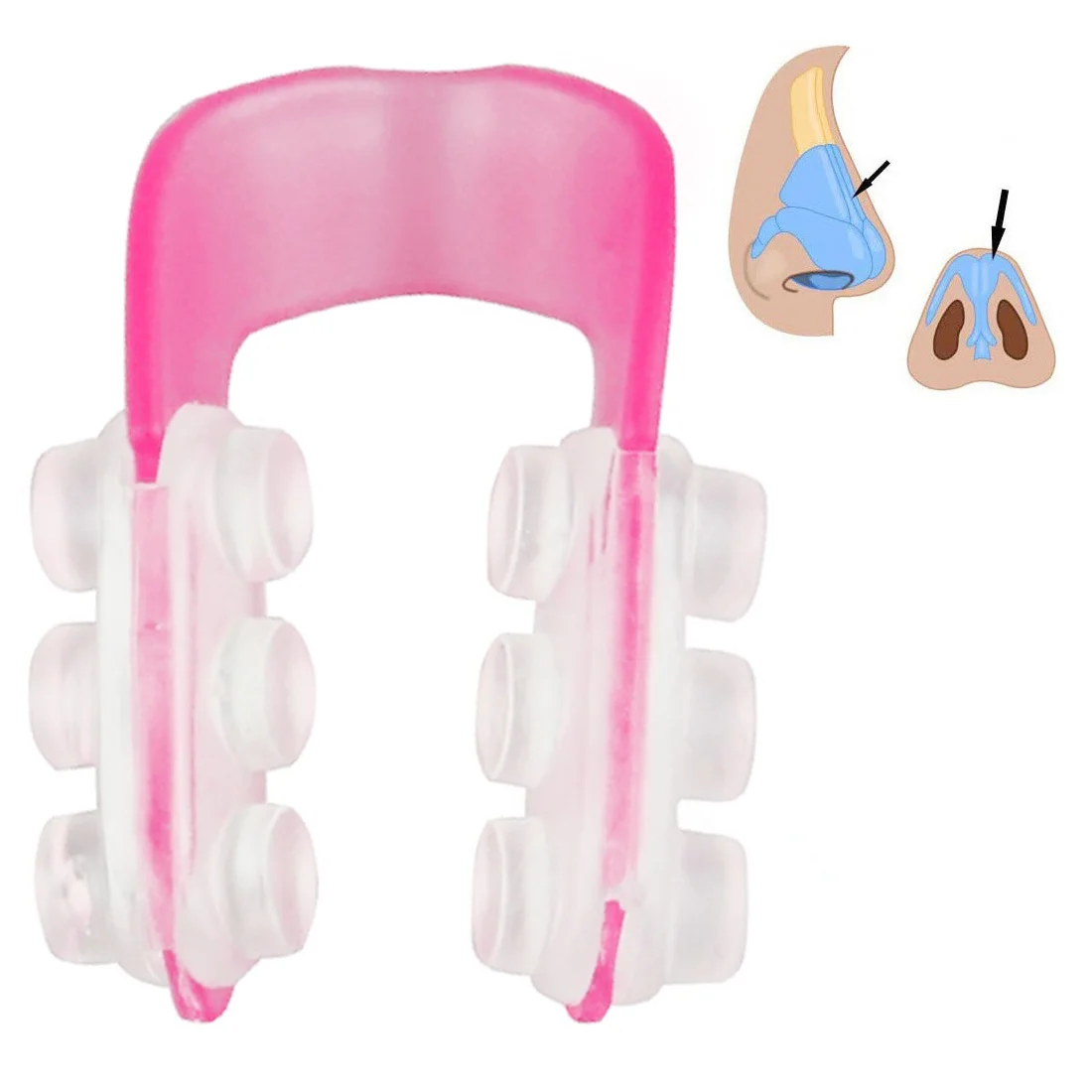 

U-shaped nose Shaping Clip Clipper / Nose Up Lifting Shaper Bridge Straightening Beauty Nose Clip Corrector Massage Tool