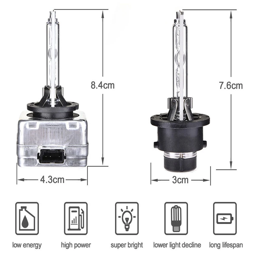 TXVSO8 D1S D3S ксеноновые лампы HID kit D2S D4S Автомобильные фары 4300K 3000K 6000K 8000K 12V 55W