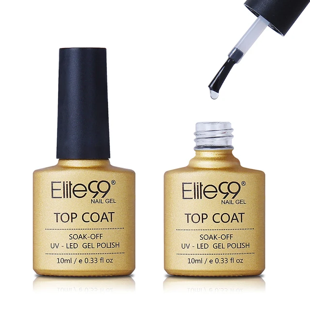 Elite99 10ML 3 teile/los UV Gel Nagellack Primer Top mantel Basis mantel Lacke Langlebige Soak off UV gel Nail art Maniküre