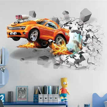 Broken Wall Car
