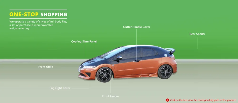 Автомобиль-Стайлинг для Honda Civic 2006-2011 FN FK fn2 Тип R frp Волокно Стекло Mugen Стиль вентилируемые переднее крыло