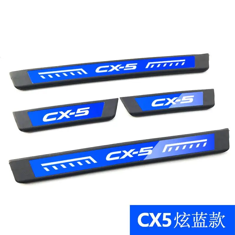 

Excellent New accessories Stainless steel Door sill plate car styling for Mazda CX-5 2013-2019 Car Styling