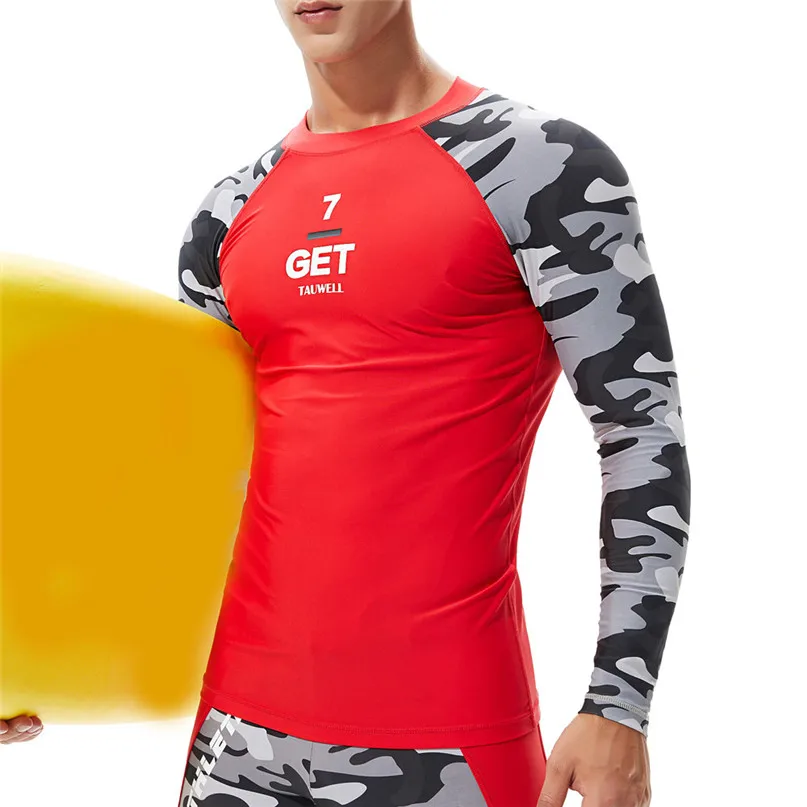 UV Protect Surfing Rash Guard Men Swimwear Long Sleeve Swimsuit Mens Rashguard Surf Shirt For Swimming Sailing Diving Wetsuits 2 (11)