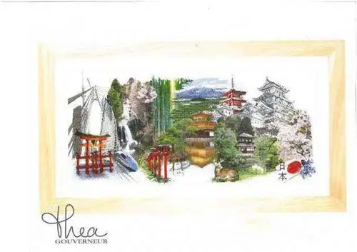 cs-2911 Cross Stitch Kit Tokyo Famous City Series Japan tg 548