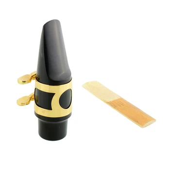 

SYDS High quality New Classical Music Alto SAX Mouthpiece Black For Saxophone Professional Plastic Cheap Useful