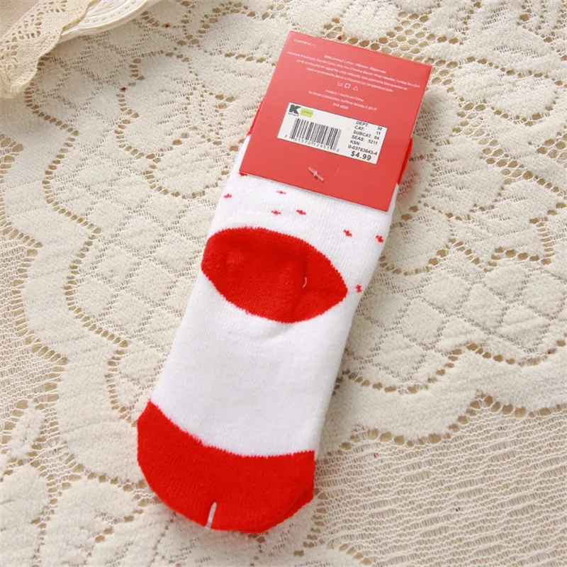 Модные хлопковые носки с персонажами из мультфильмов для детей 1 до 10 лет Теплые носки для мальчиков девочек малышей Рождественский подарок осень-зима новинка для детей