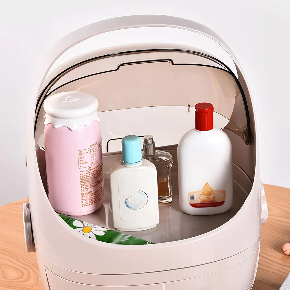 المحمولة صندوق تخزين مكتبي المنظم درج حامل الحاويات مع باب غطاء المحمولة صندوق تخزين مكتبي المنظم درج حامل الحاويات مع باب غطاء