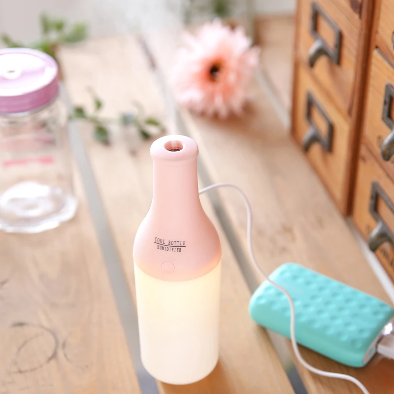 Newly 3 in 1 Mini USB Cool Bottle Air font b Humidifier b font Mist Maker