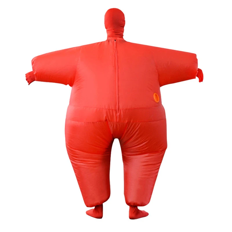 Sumo Inflatable Wrestling Suit Cosplay Costumes Inflated Garment Halloween Christmas Party Clothes Full Body Suits Toy - Цвет: Red