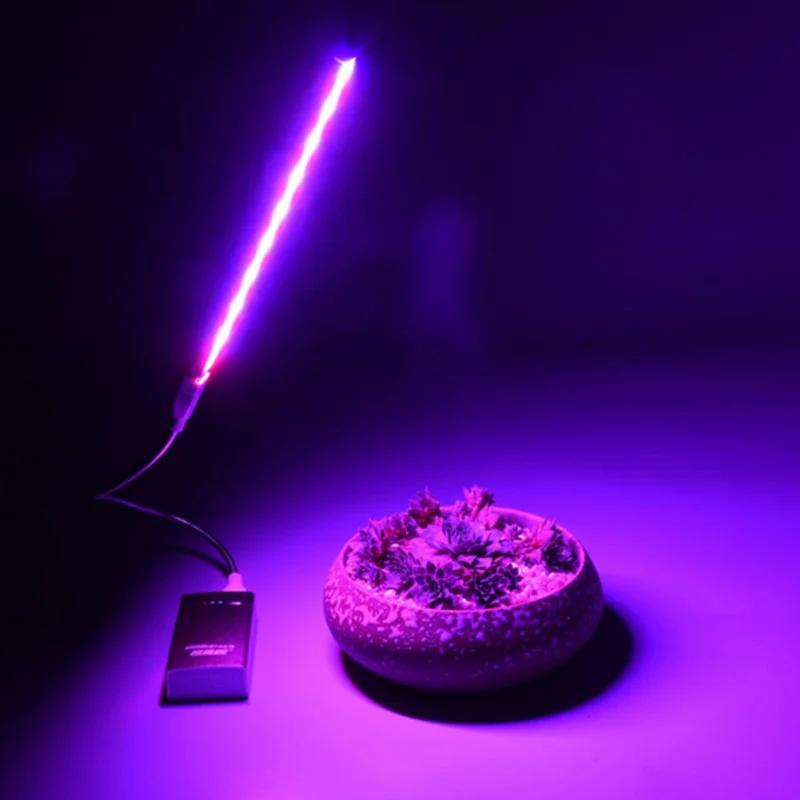 For Hydroponics System Greenhouse USB LED Plant Growting Lamp 5V 3W Full Spectrum Lights Silvery Body Green CE Grow Led | Лампы и