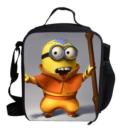 Популярный Мультипликационный персонаж из мультфильма «Гадкий я», «Миньоны» сумка-холодильник для детей индивидуальный изолированный обед сумка для детей Для мальчиков и девочек - Цвет: ZDL248