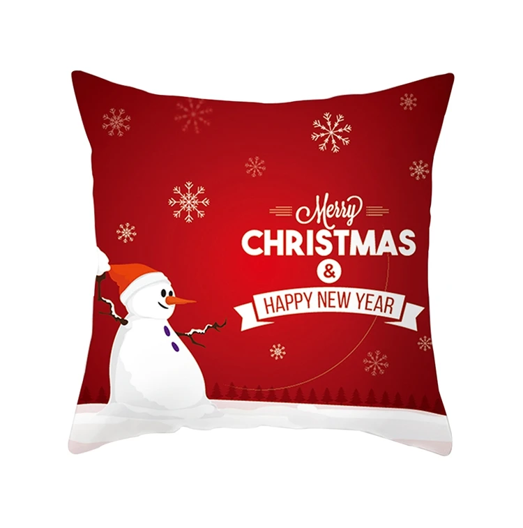 FENGRISE 45x45 см Рождественский Чехол на подушку украшение для дома Рождественская Декоративная Подушка Чехол рождественские подарки Navidad год