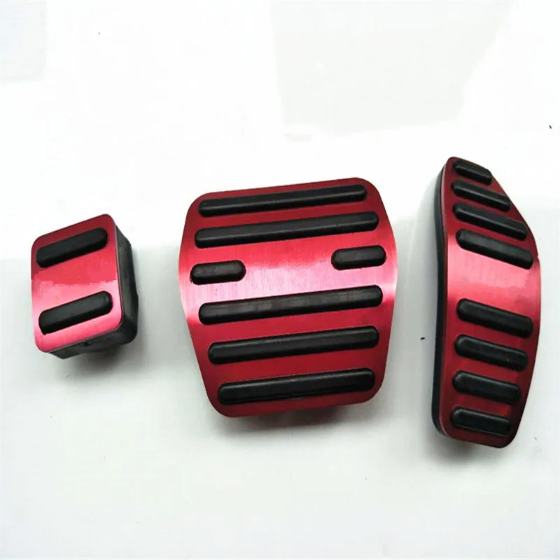 

Aluminum alloy Car Accelerator Gas Pedal Brake Pedals Cover Non Slip Pad AT For Renault Kadjar Koleos 2016 2017 2018 Accessories