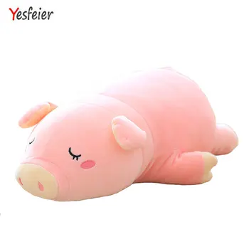 

1PC Super Cute Sleeping Pig Plush Toy Stuffed Soft Animal Toy Doll for Kids Baby Kawaii Girls Toy Lovely Children's Gift Doll