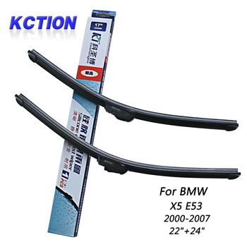 

Car Windshield Wiper Blade For BMW X5 E53(2000-2007) ,22"+24", silicone wiper, Bracketless, Car Accessories