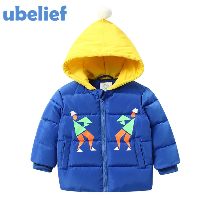 UBELIEF toddler winter coat boy down kids hoodies winter big boys down