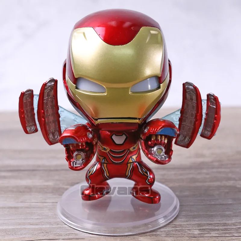 

Avengers Infinity War Cosbaby Iron Man MK50 Mark L PVC Figure with Light Collectible Model Toy