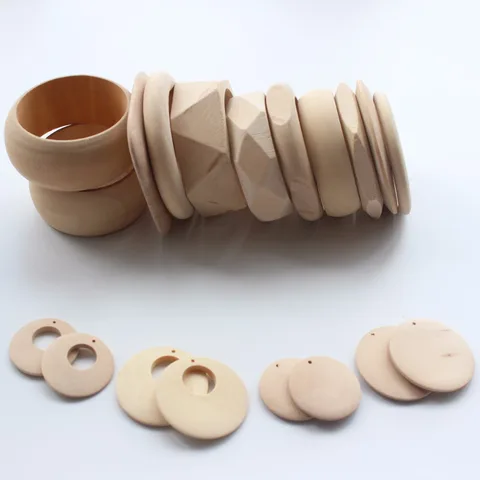 Good Wood Mixed Diy Unfinished Wooden Earrings Bracelet Good Wood Mixed Diy Unfinished Wooden Earrings Bracelet