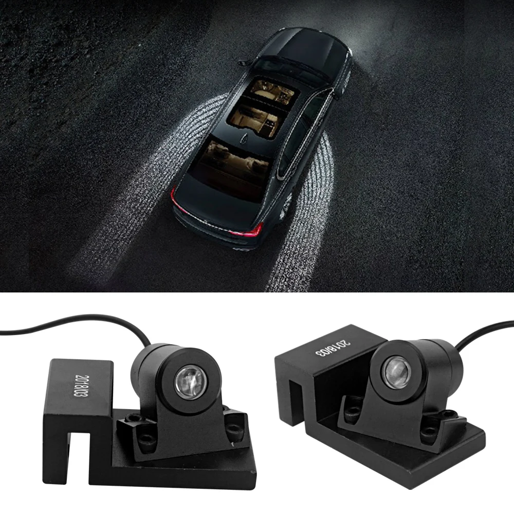 Car Angel Wings Car lights Spotlight Universal Fit Car Door Projector Light Ghost Shadow