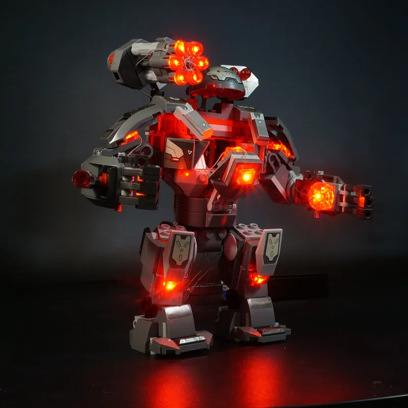 Led Light Kit For Lego 76124 Superheroes Avengers 4 War Machine Buster Building Blocks Only Light Included